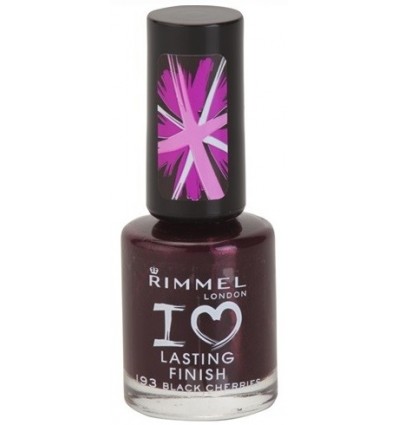 RIMMEL LASTING FINISH ESMALTE 193 BLACK CHERRIES