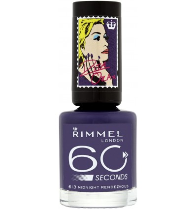 RIMMEL 60 SECONDS ESMALTE 613 MIDNIGHT RENDEZVOUS 8 ML