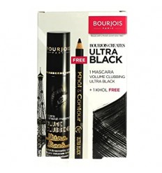 BOURJOIS CREATES ULTRA BLACK PACK MÁSCARA VOLUME CLUBBING + KHOL ULTRA BLACK