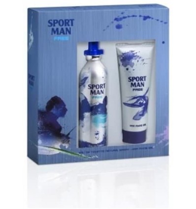 SPORTMAN FREE EDT 115 ml + GEL FIJADOR