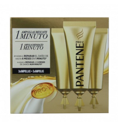 PANTÈNE rescate inmediato 1 min 3 ampollas 15 ml