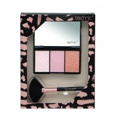 TECHNIC HIGHLIGHTER & BRUSH SET 3 TONOS + BROCHA Ref. 990220