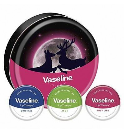 VASELINE LIP THERAPY ROSY 20 GR + ORIGINAL 20 GR + ALOE VERA 20 GR EDIC ESPECIAL LATA