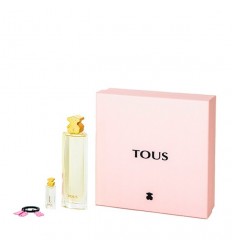 TOUS EDP 90 ML SPRAY + EDP MINI 4.5 ML + LLAVERO