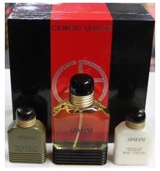 GIORGIO ARMANO EAU POUR HOMME EDT 100 ML SPRAY + AFTER 50 ML + GEL&CHAMPU 50 ML