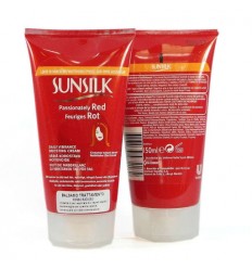 SUNSILK ROJO APASIONADO CREMA SIN ACLARADO DIARIA EXPLOSION DE VIVEZA 150 ml