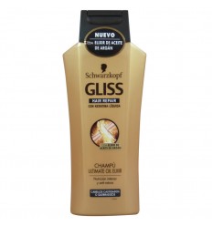 GLISS ULTIMATE REPAIR CHAMPÚ CON KERATINA LIQUIDA Y ACEITE DE ARGÁN 300 ML