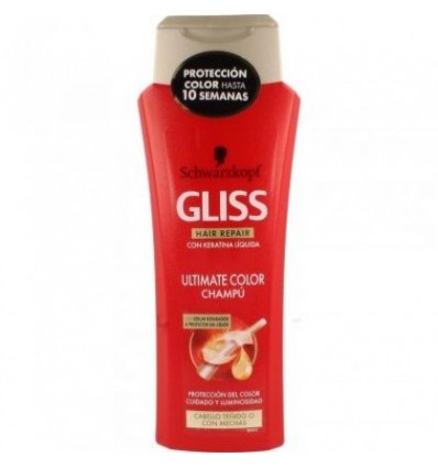 GLISS ULTIMATE COLOR CHMAPÚ CABELLO TEÑIDO O CON MECHAS 250 ML