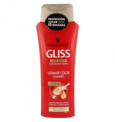 GLISS ULTIMATE COLOR CHMAPÚ CABELLO TEÑIDO O CON MECHAS 250 ML