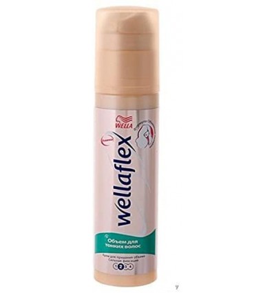 WELLAFLEX CREMA VOLUMEN FIJACIÓN 2 PARA CABELLO FINO 100 ML