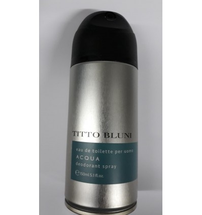 TITTO BLUNI ACQUA DEO SPRAY UOMO 150 ml