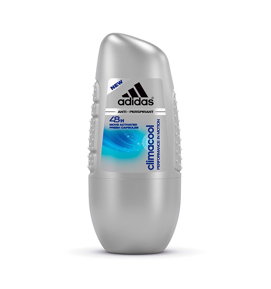 ADIDAS CLIMACOOL MEN DEO ROLLON H 50 ml ( gris ) Cosmetics Co