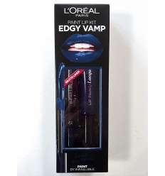 LOREAL PAINT LIP KIT EDGY VAMP 109 BYE FELICIA LIP LIQUID + 109 BYE FELICIA LIP LINER
