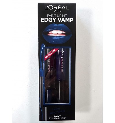 LOREAL PAINT LIP KIT EDGY VAMP 109 BYE FELICIA LIP LIQUID + 109 BYE FELICIA LIP LINER