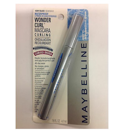 MAYBELLINE WONDER CURL MASCARA VERY BLACK ULTRA NOIR WTERPROOF 6 ML