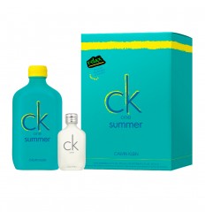 CALVIN KLEIN CK ONE SUMMER EDT 100 ml SPRAY + EDT 15 ml + STICKERS