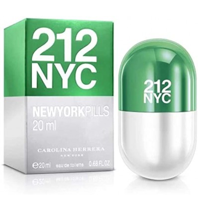 CAROLINA HERRERA 212 NYC MEN NEW YORK PILLS EDT 20 ML SPRAY