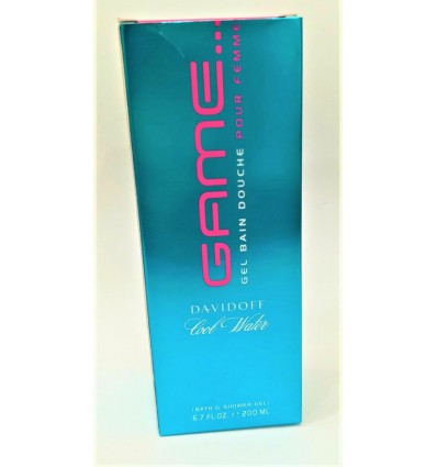 DAVIDOFF COOL WATER GAME POUR FEMME GEL BAIN DOUCHE 200 ML
