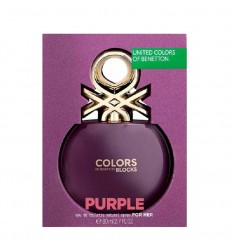 BENETTON PURPLE COLORS BLOCKS EDT 80 ML SPRAY FOR HER