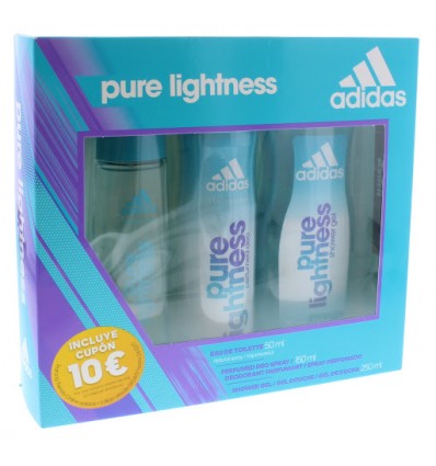 ADIDAS PURE LIGHTNESS EDT 50 ML SPRAY + DEO SPRAY 150 ML + GEL 250 ML