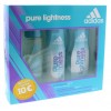 ADIDAS PURE LIGHTNESS EDT 50 ML SPRAY + DEO SPRAY 150 ML + GEL 250 ML