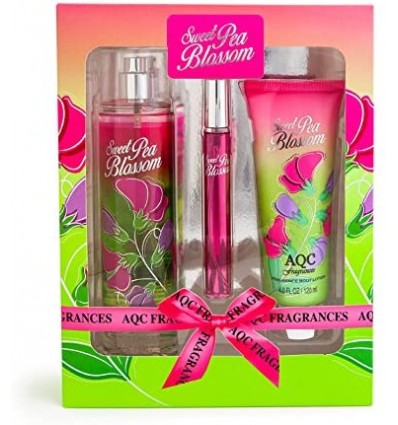 AQC SWEET BLOSSOM FRAGANCE MIST 236 ML +EDP + BODY LOTION 120 ML