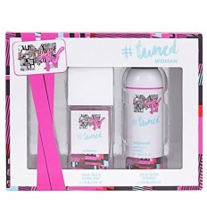 MTV TUNED WOMAN EDT 75 ml SPRAY + DEO SPRAY 200 ml