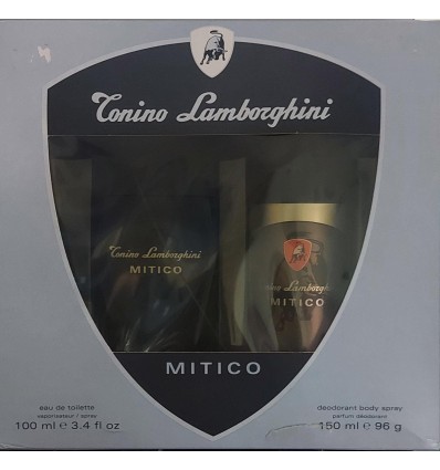 TONINO LAMBORGHINI MITICO EDT 100 ml SPRAY + DEO SPRAY 150 ml