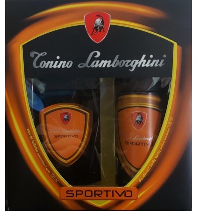 TONINO LAMBORGHINI SPORTIVO EDT 100 ML SPRAY + DE OSPRAY 150 ML