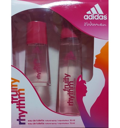 ADIDAS FRUITY RHYTHM EDT 75 ML SPRAY + EDT 30 ML SPRAY