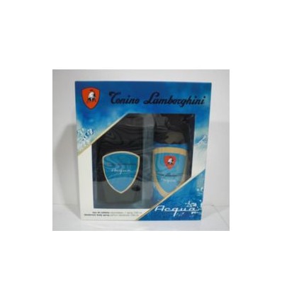 TONINO LAMBORGHINI ACQUA EDT 100 ML SPRAY + DEO SPRAY 150 ML