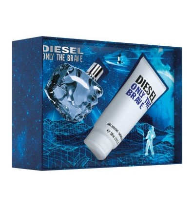 DIESEL ONLY THE BRAVE POUR HOMME EDT 50 ML SPRAY + GEL 100 ML