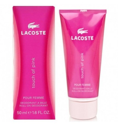 LACOSTE TOUCH OF PINK POUR FEMME ROLLON DEODORANT 50 ML