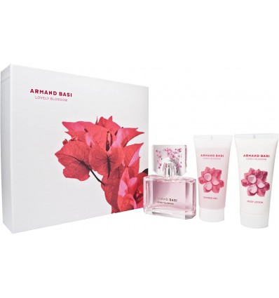 ARMAND BASI LOVELY BLOSSOM EDT 100 ML + BODY 100 ML + GEL 100 ML