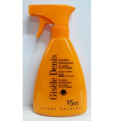 GISELE DENIS EMULSIÓN BRONCEADORA SPF 15 SPRAY 300 ml