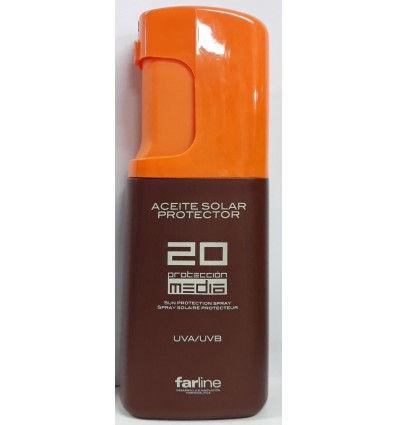 FARLINE ACEITE SOLAR PROTECTOR SPF 20 200 ML