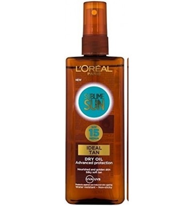 LOREAL SUBLIME SUN IDEAL TAN SPF 15 DRY OIL 150 ml