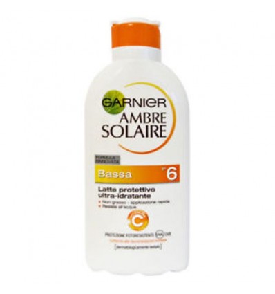 GARNIER LECHE SOLAR SPF 6 BAJA CON VITAMINA C 200 ML