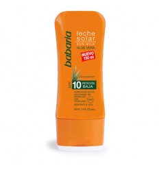 BABARIA LECHE SOLAR SPF 10 ALOE VERA 100 ML