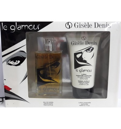 GISELE DENIS LE GLAMOUR EDT 75 ML SPRAY + BODY MILK 150 ML