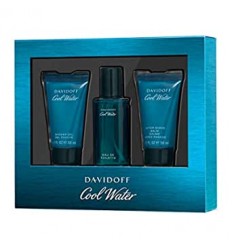 DAVIDOFF COOL WATER MEN EDT 40 ML SPRAY + GEL 50 ML + AFTER SHAVE 50 ML