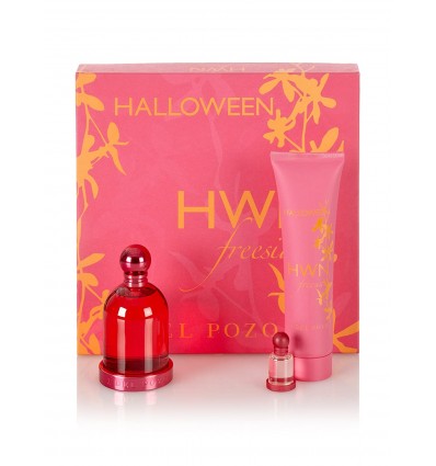 JESUS DEL POZO HALLOWEEN FREESIA EDT 100 ML SPRAY + EDT 4.5 ML + BODY LOTION 150 ML