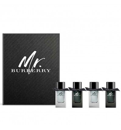 BURBERRY MR BURBERRY INDIGO EDT 5 ML + MR BURBERRY EDP 5 ML + 2 X MR BUIRBERRY EDT 5 ML