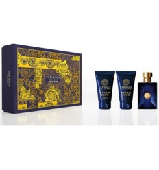 VERSACE DYLAN BLUE POUR HOMME EDT 50 ML SPRAY + GEL 50 ML + AFTER SHAVE 50 ML