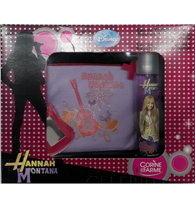 DISNEY HANNAH MONTANA EDT 50 ML SPRAY + NECESER