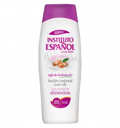 INSTITUTO ESPAÑOL LOCIÓN CORPORAL CON ACEITE DE ALMENDRAS 500 ML