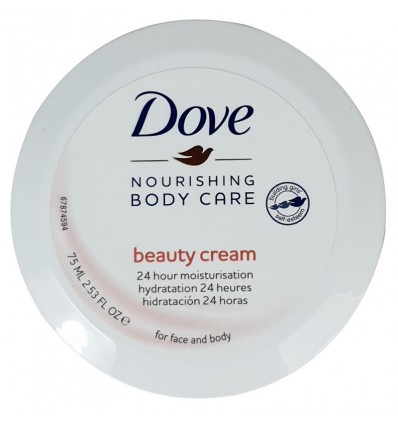 DOVE BEAUTY CREAM HIDRATACIÓN 24 HORAS CARA & CUERPO 75 ml