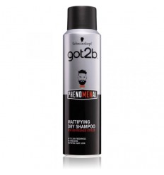 SCHWARZKOPF GOT2B PHENOMENAL CHAMPU SECO MATIFICANTE PARA BARBA 150 ml SCHWARZKOPF GOT2B PHENOMENAL CHAMPU SECO MATIFICANTE PARA BARBA 150 ml