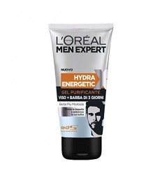 LOREAL MEN EXPERT HYDRA ENERGETIC GEL PURIFICANTE CARA Y BARBA 150 ml