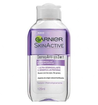 GARNIER DESMAQUILLANTE DE OJOS 2 EN 1 WATERPROOF 125 ML